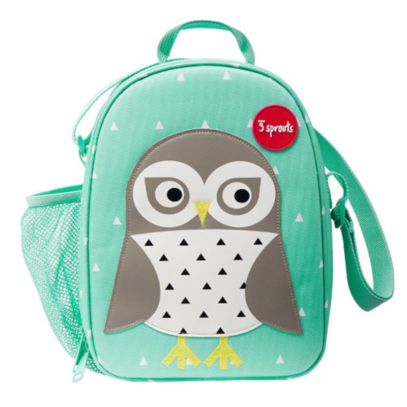 Ισοθερμική Τσάντα Φαγητού 3Sprouts Lunch Bag Owl
