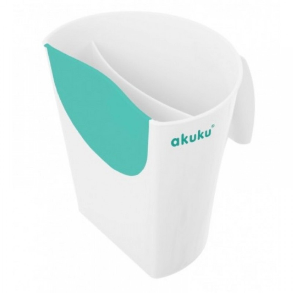 Κύπελλο Μπάνιου Akuku White/Turquoise