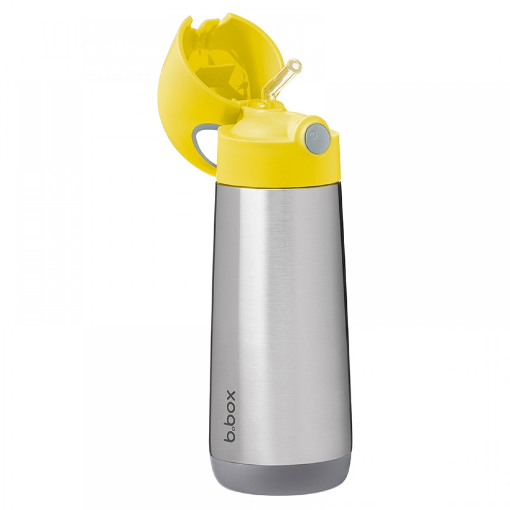 Παγουρίνο - Θερμός με καλαμάκι B.Box Insulated Drink Bottle 500ml Lemon Sherbet