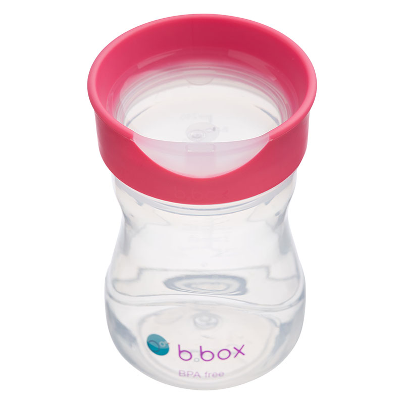 Κύπελλο με Στόμιο Σιλικόνης B.Box Training Rim Cup 240ml Raspberry