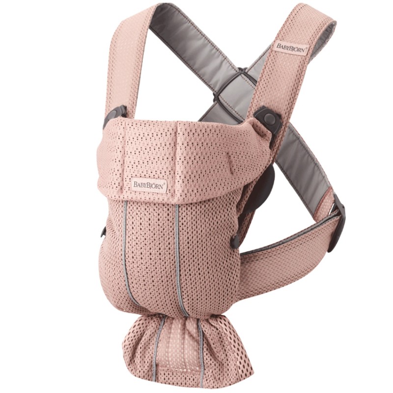 Μάρσιπος BabyBjorn Mini 3D Mesh Dusty Pink