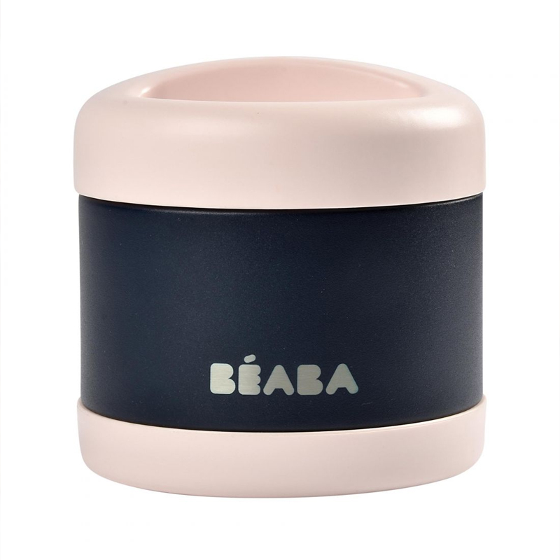 Θερμός Φαγητού Beaba Light pink/Dark blue 500ml