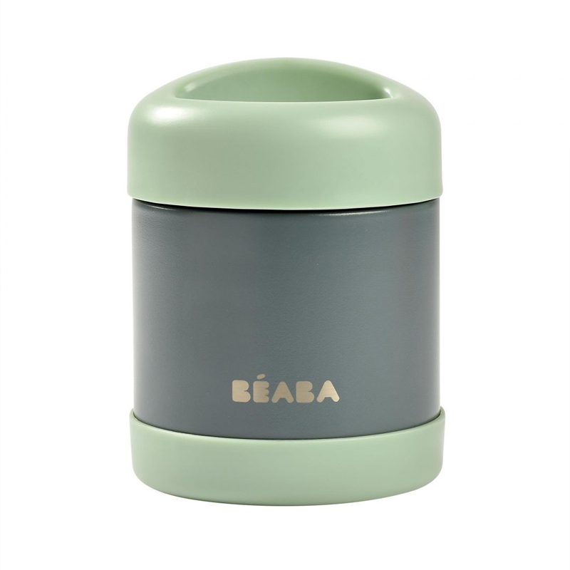 Θερμός Φαγητού Mineral Beaba Grey/Sage Green 300ml