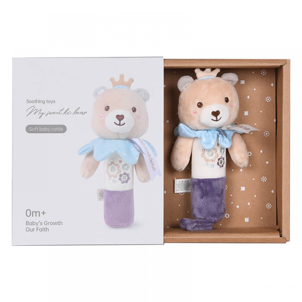 Kουδουνίστρα Bebe Stars Teddy Flower Rattle