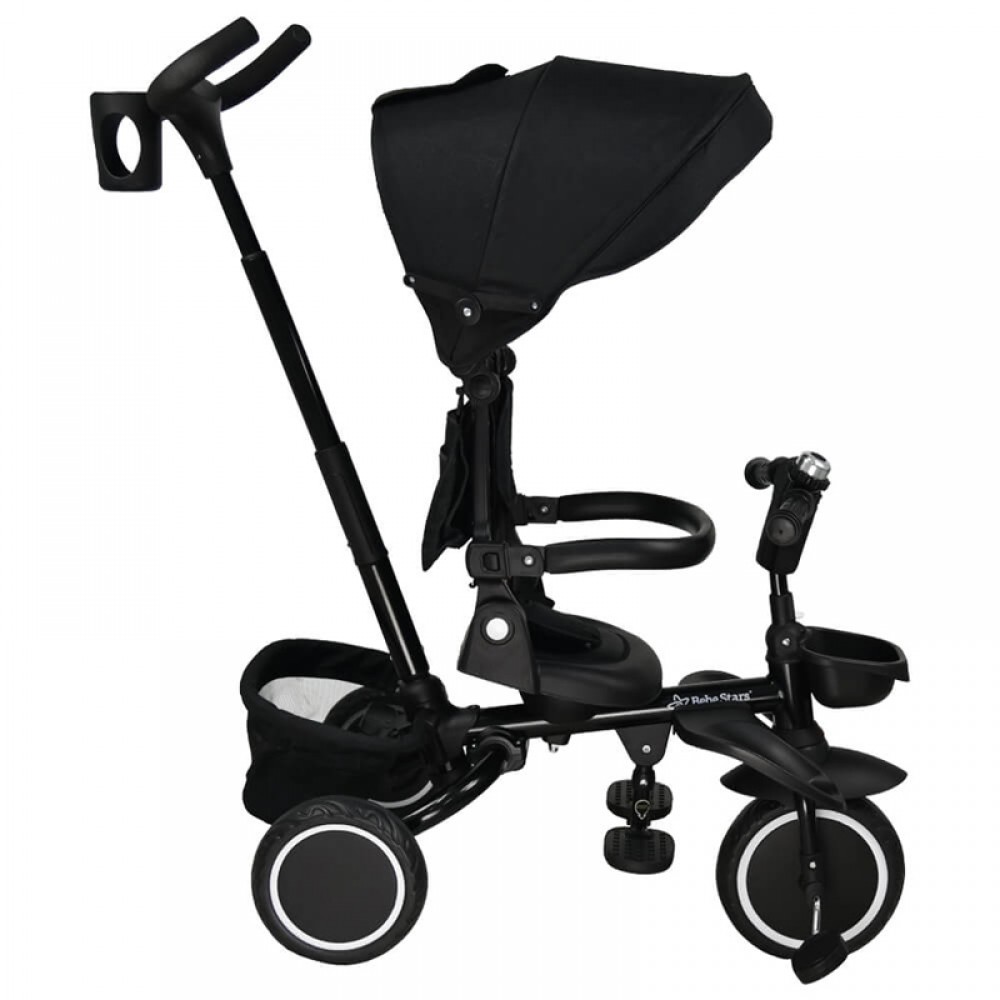 Ποδήλατο Τρίκυκλο Bebe Stars 360° Racer 3in1 Black