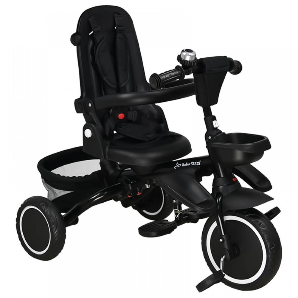 Ποδήλατο Τρίκυκλο Bebe Stars 360° Racer 3in1 Black