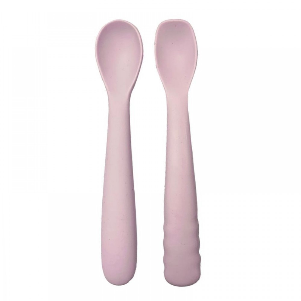 Κουτάλια Σιλικόνης Bo Jungle B-Spoon Pink (2τεμ.)