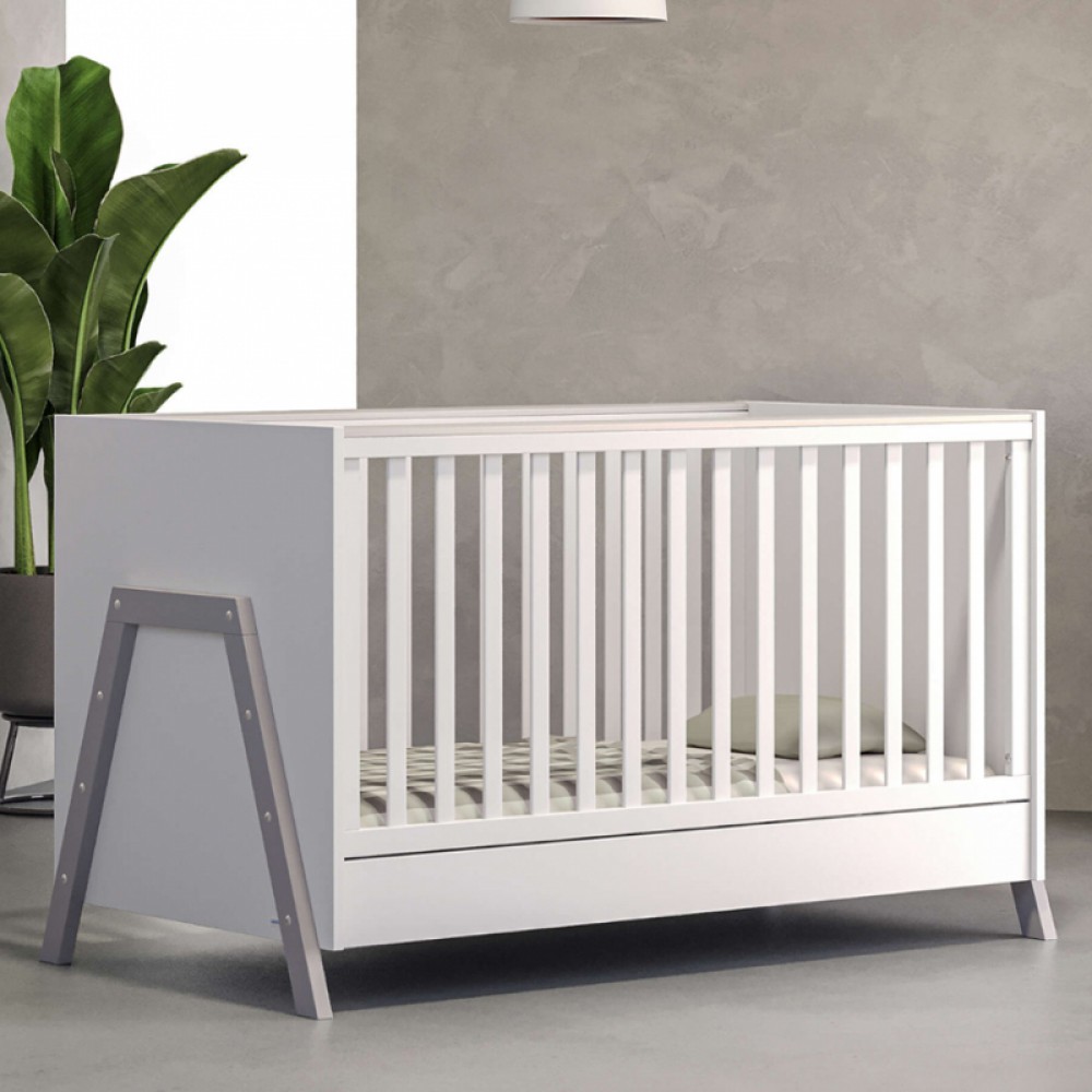 Βρεφικό Κρεβάτι & Συρταριέρα Casababy Oslo Grey