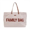 Τσάντα Childhome Family Bag Stripes Nude/Terracotta