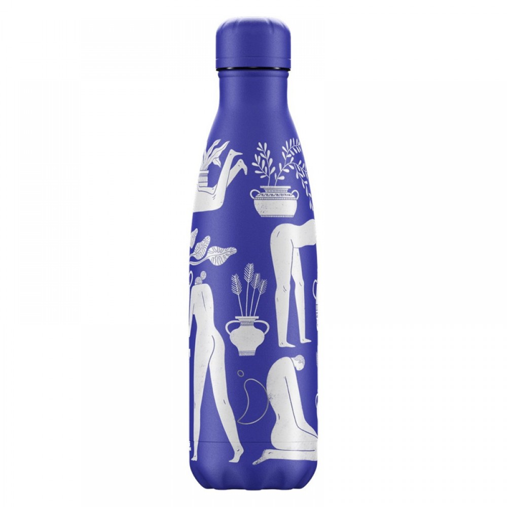 Θερμός Chilly's Artist Series Greek Dream Blue 500ml