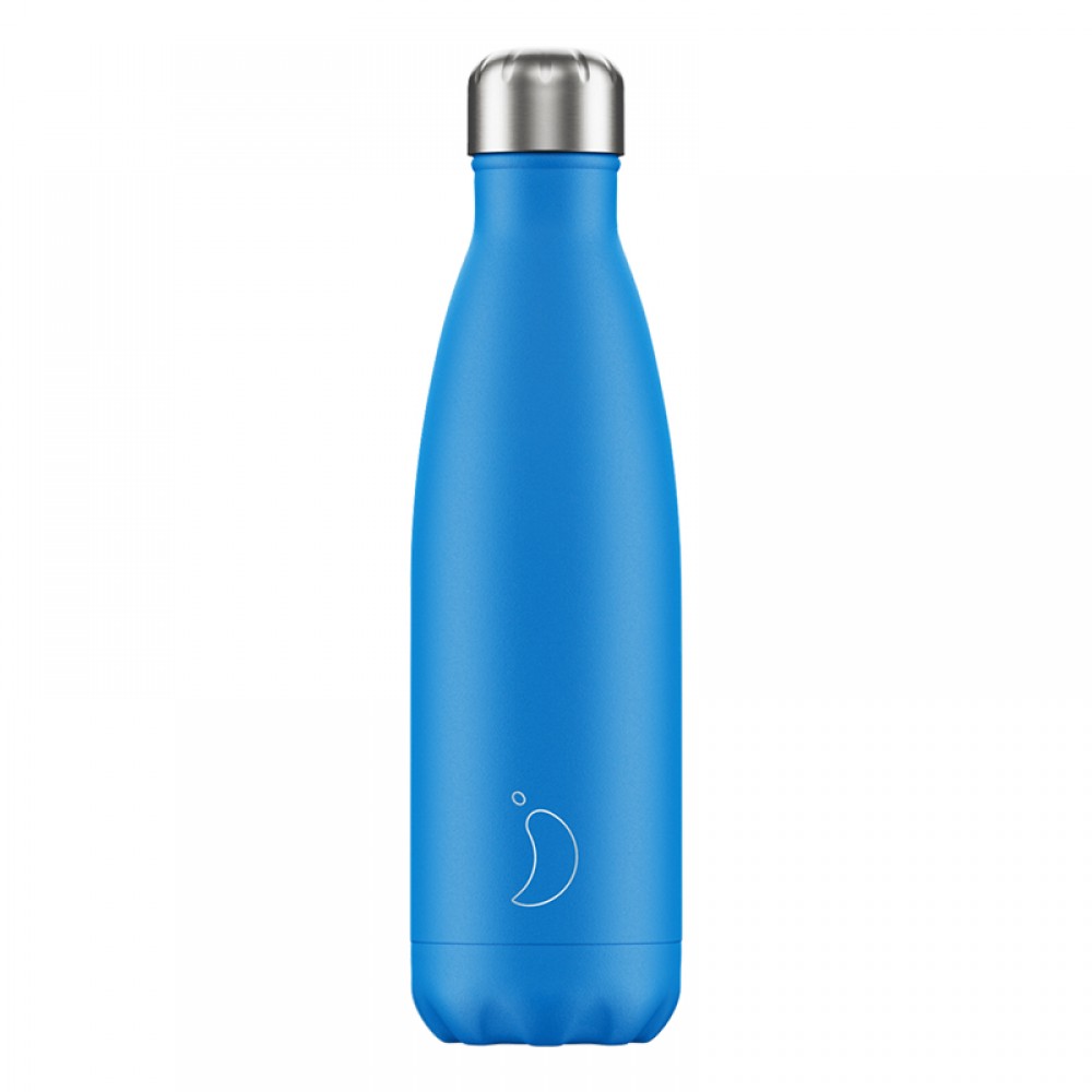 Θερμός Chilly's Neon Blue 500ml