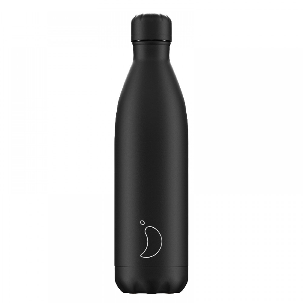 Θερμός Chilly's All Black 750ml