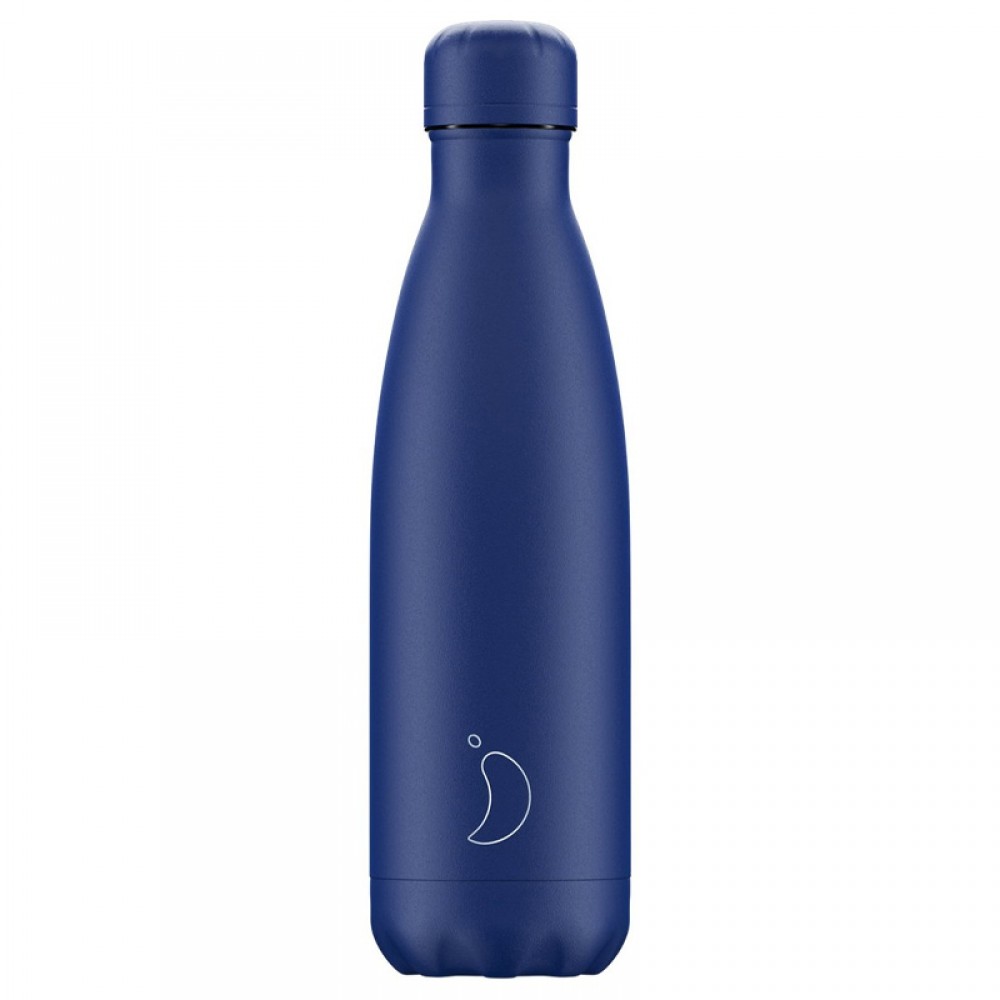 Θερμός Chilly's All Matte Blue 500ml