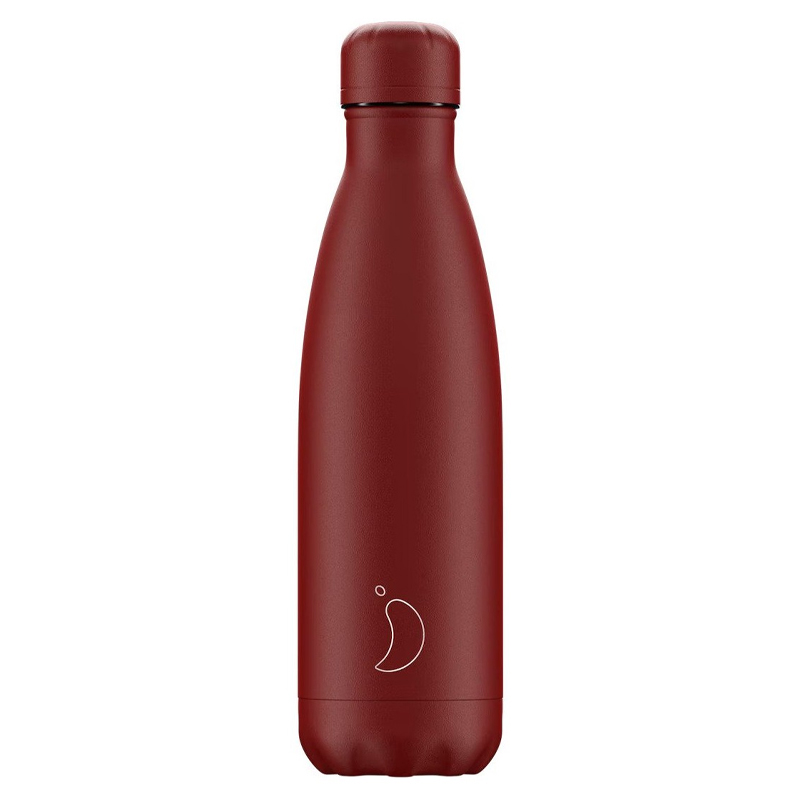 Θερμός Chilly's All Matte Red 500ml