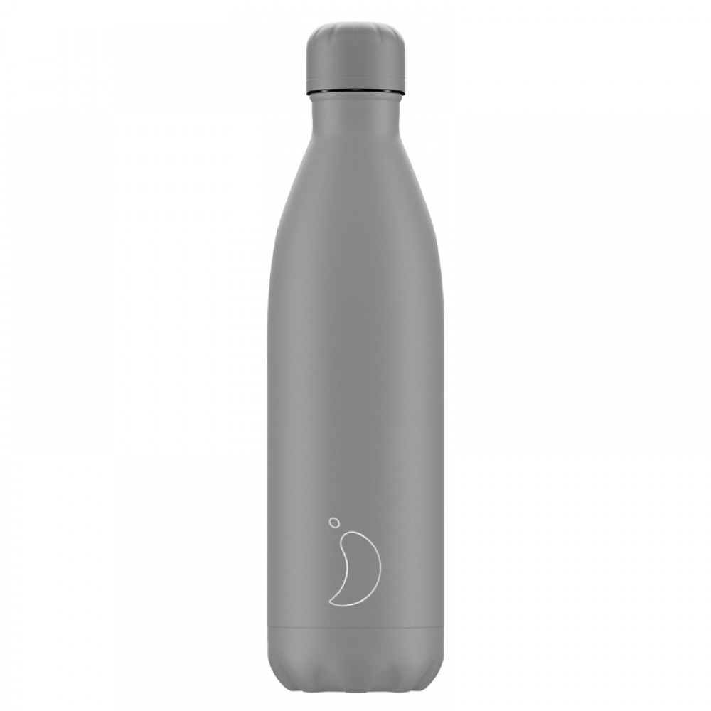 Θερμός Chilly's All Matte Grey 750ml