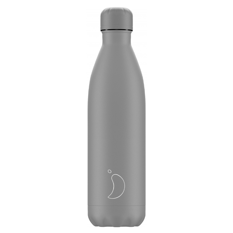 Θερμός Chilly's All Matte Grey 750ml