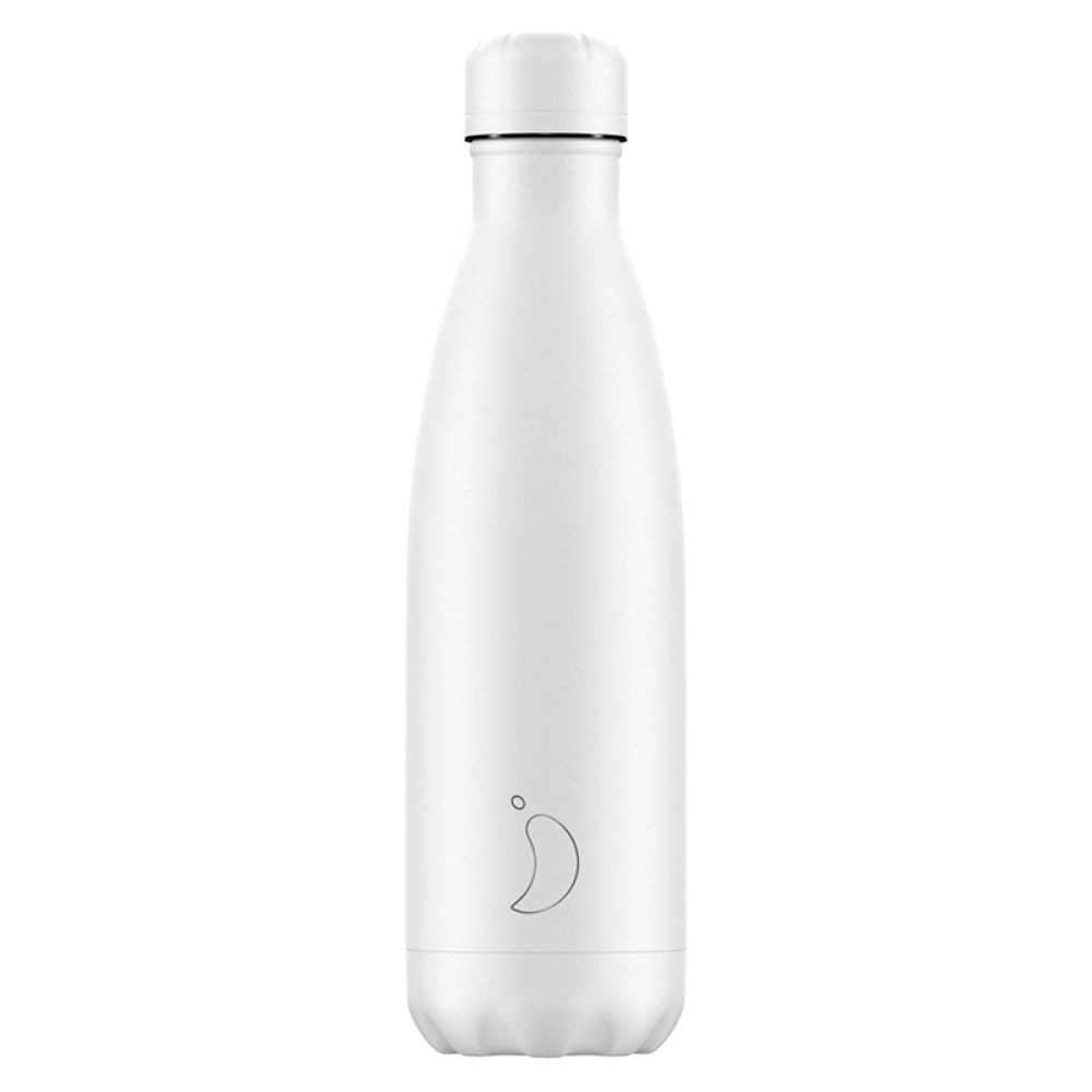 Θερμός Chilly's All Matte White 500ml