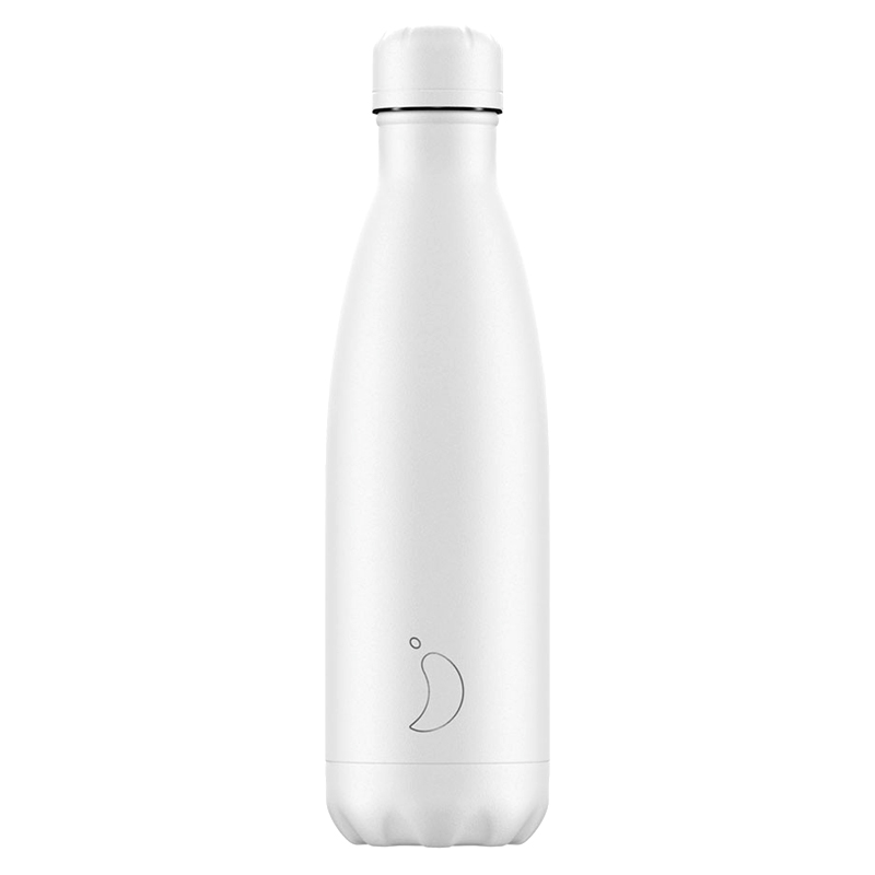 Θερμός Chilly's All Matte White 500ml