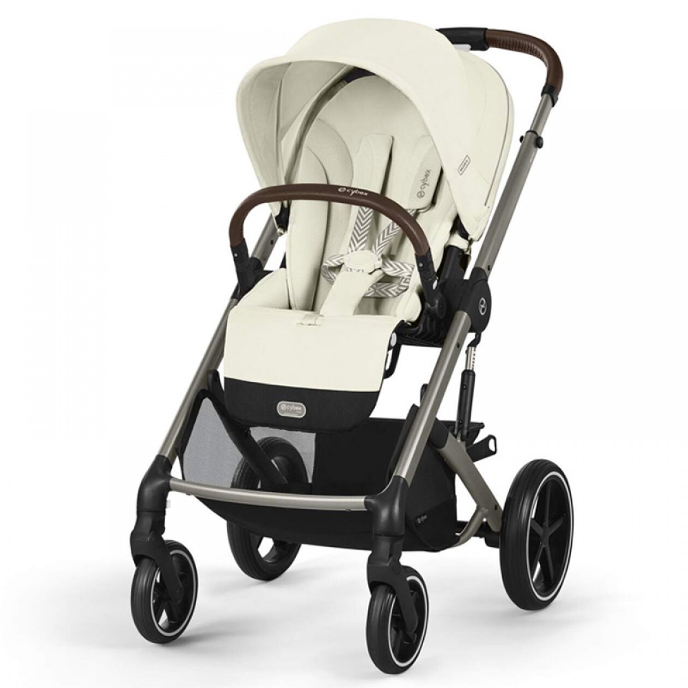 Καρότσι Cybex Gold Balios S Lux Seashell Beige (Taupe Frame)