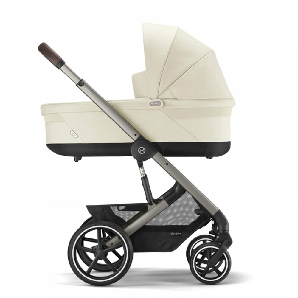 Καρότσι Cybex Gold Balios S Lux Seashell Beige (Taupe Frame)