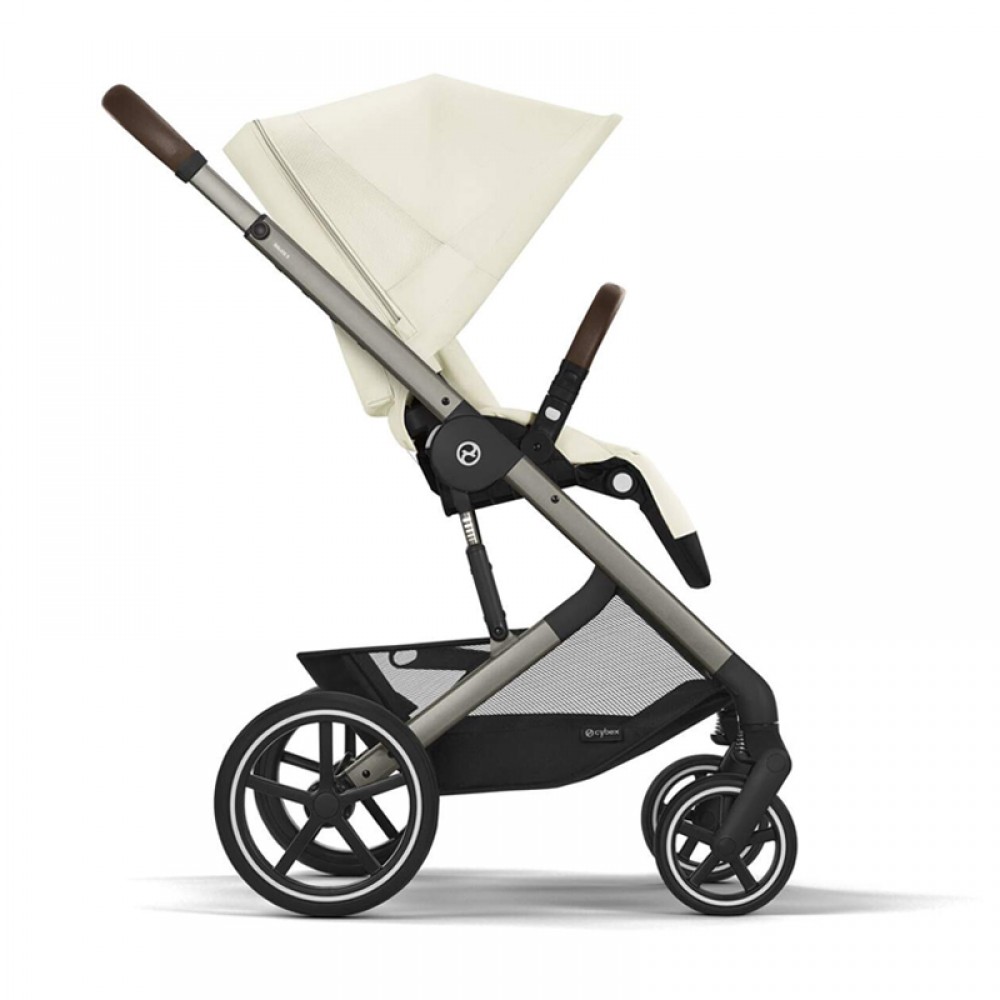 Καρότσι Cybex Gold Balios S Lux Seashell Beige (Taupe Frame)