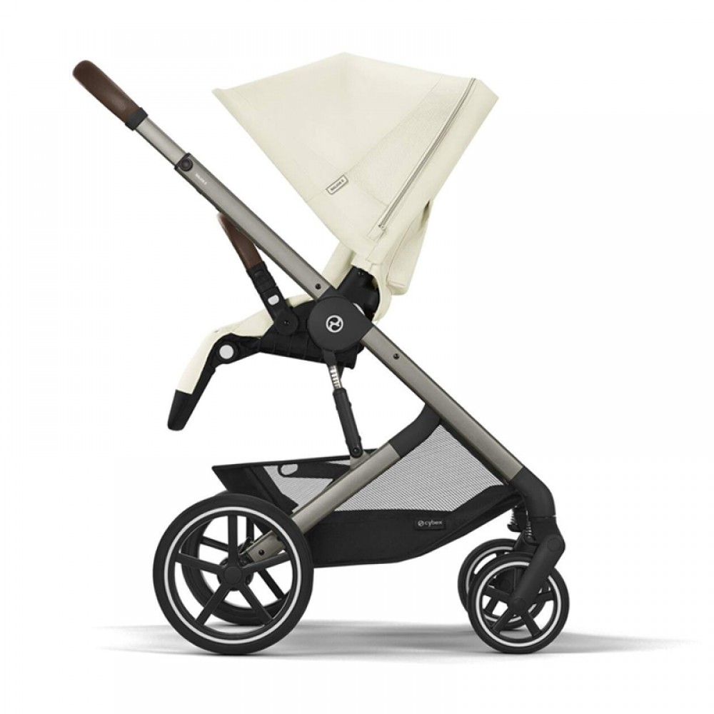 Καρότσι Cybex Gold Balios S Lux Seashell Beige (Taupe Frame)