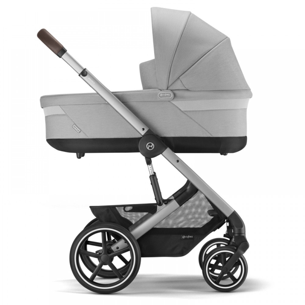 Καρότσι Cybex Gold Balios S Lux Lava Grey (Silver Frame)