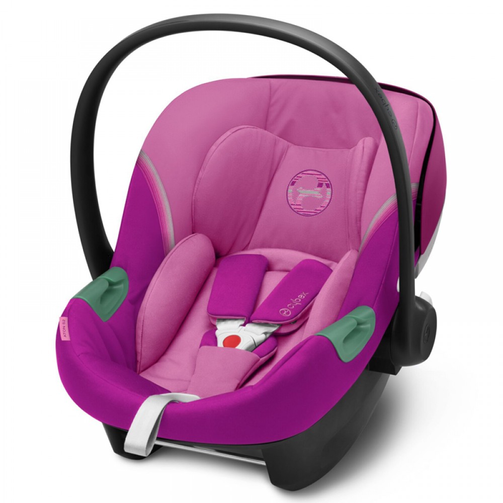 Κάθισμα Αυτοκινήτου Cybex Aton S2 i-Size 0-13kg Magnolia Pink