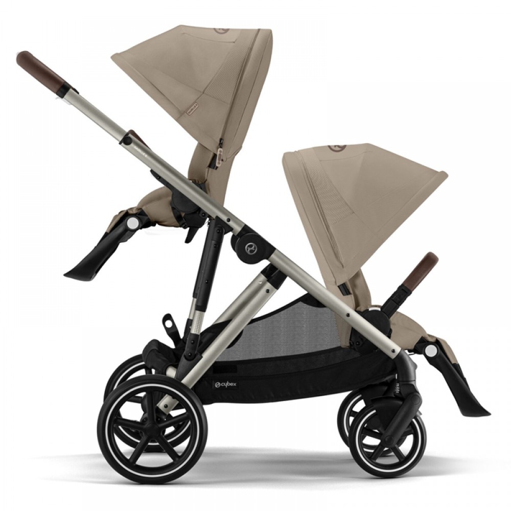 Καρότσι Cybex Gold Gazelle S Almond Beige (Taupe Frame)