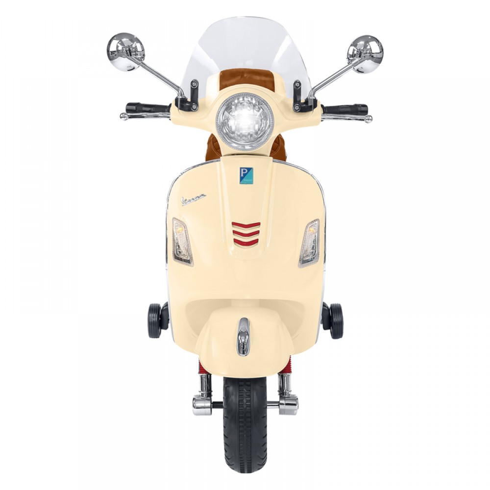 Ηλεκτροκίνητη Μηχανή Globo Vespa GTS Super Sport 12V Crema