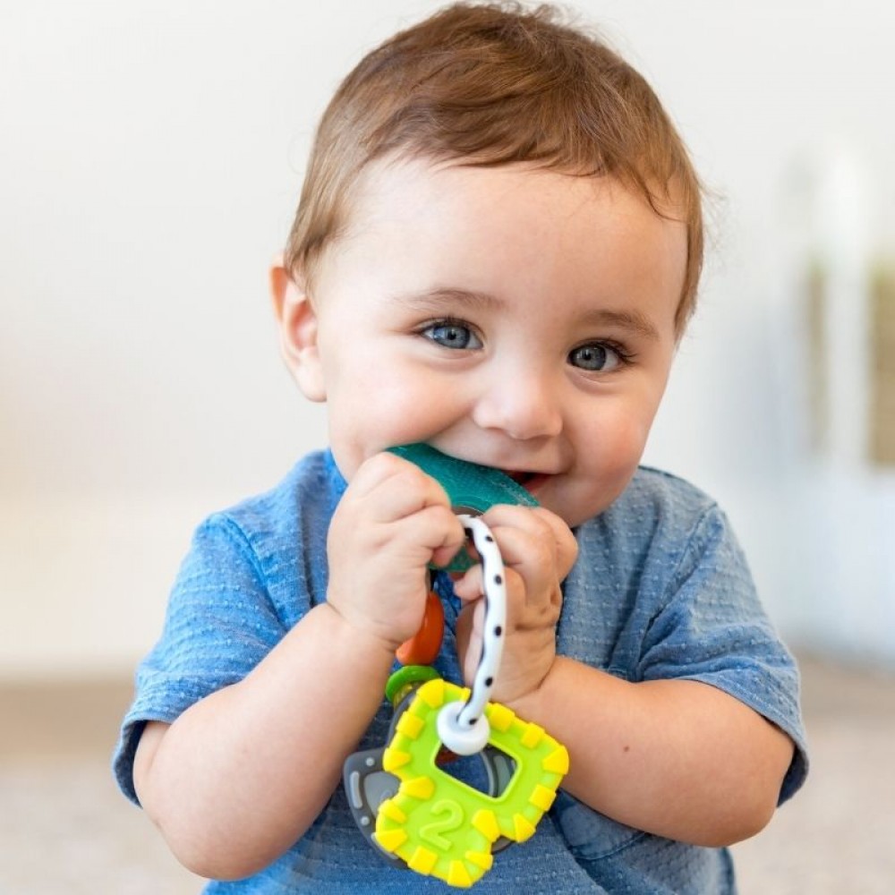 Κουδουνίστρα / Μασητικό Οδοντοφυΐας Infantino Slide Chew Teether Keys