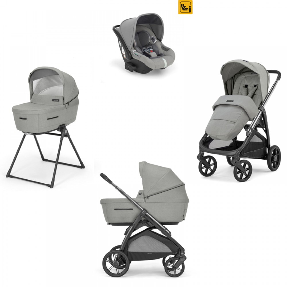 Πολυκαρότσι Inglesina Aptica Quattro Satin Grey / Litio Black / DRW