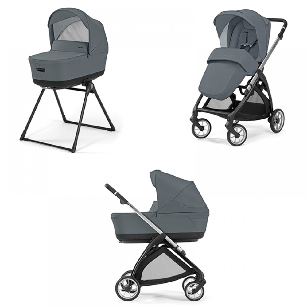 Πολυκαρότσι Inglesina Electa Duo Union Grey / Silver Black