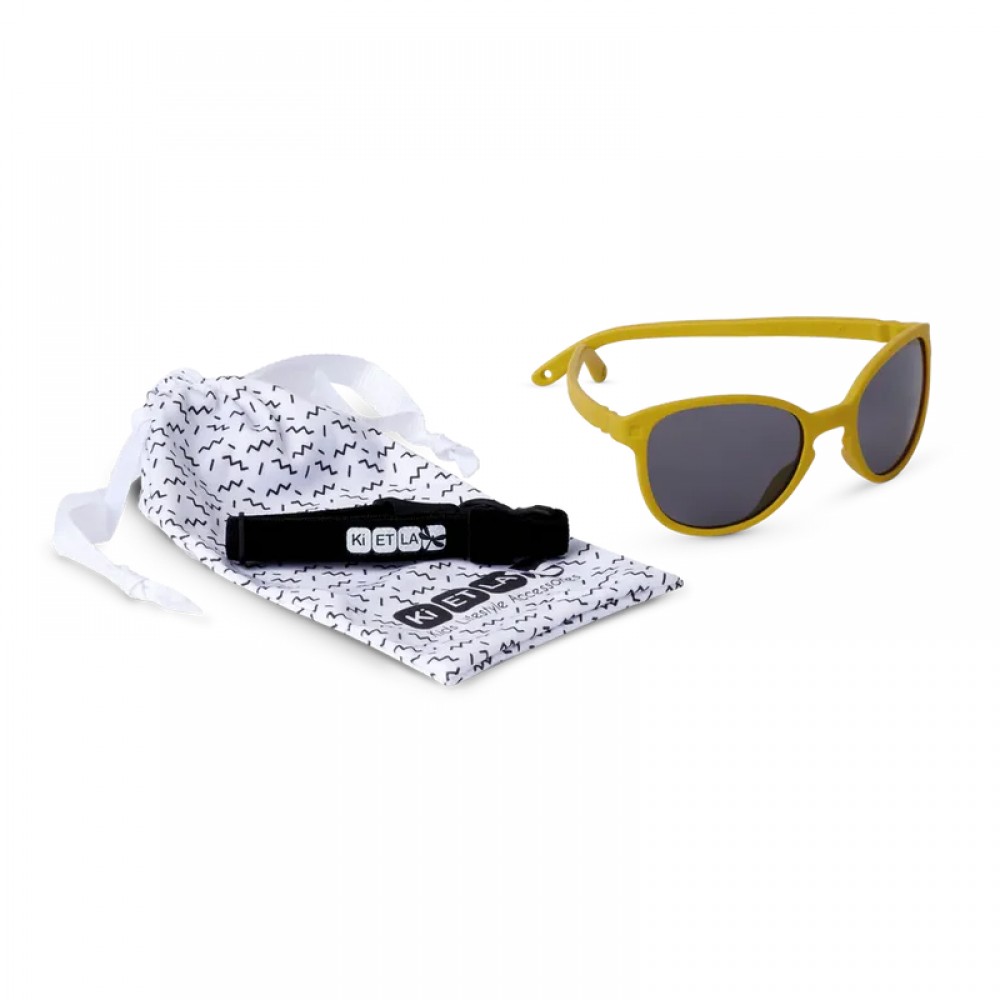 Γυαλιά Ηλίου KiETLA Wazz Wayfarer Mustard 2-4 ετών