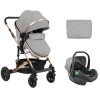 Καρότσι Kikka boo 3in1 Amaia Light Grey 2024