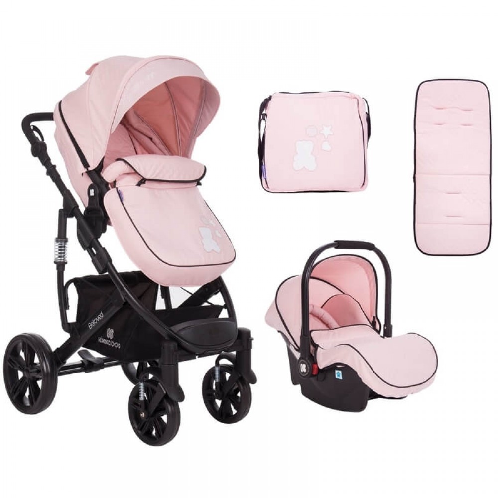 Πολυκαρότσι Kikka boo Beloved 3 in 1 Light Pink