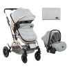 Καρότσι Kikka boo 3 in 1 Kaia Light Grey