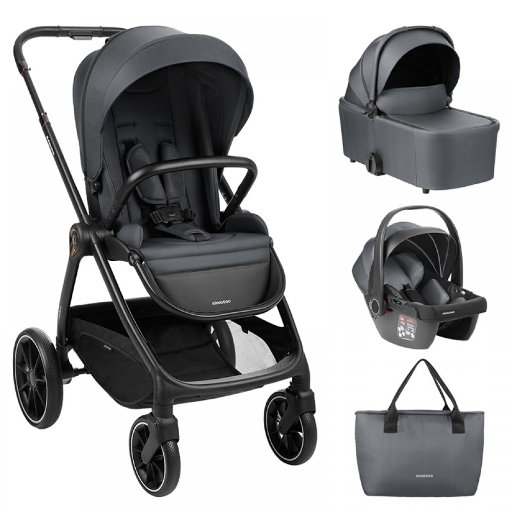 Καρότσι Kikka boo 3in1 Modena Dark Grey