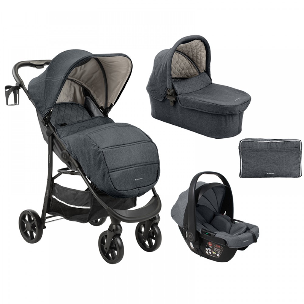 Πολυκαρότσι Kikka boo Selina 3in1 Dark Grey 2024