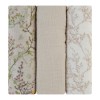 Πάνες Αγκαλιάς Mουσελίνας Kikka boo 75x75cm Secret Garden Beige (3τεμ.)