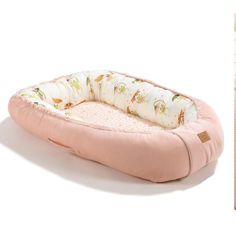 Φωλιά Baby Nest La Millou Frogs - Powder Pink