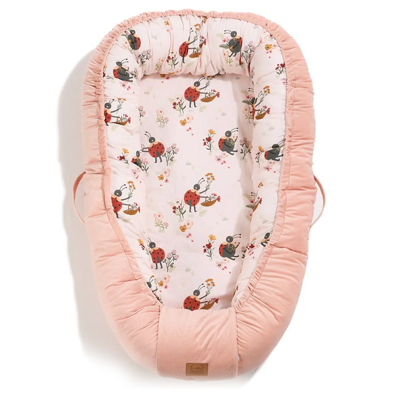 Φωλιά Baby Nest La Millou Mirella Velvet - Powder Pink