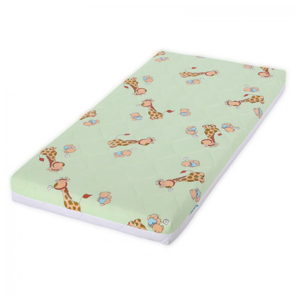 Βρεφικό Στρώμα Lorelli Holiday Green Giraffes (120x60x10cm)