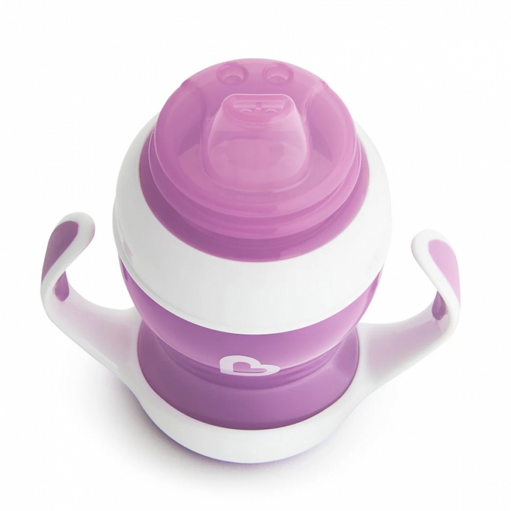 Εκπαιδευτικό Κύπελλο με Λαβές Munchkin Gentle Cup Purple 118ml (4m+)