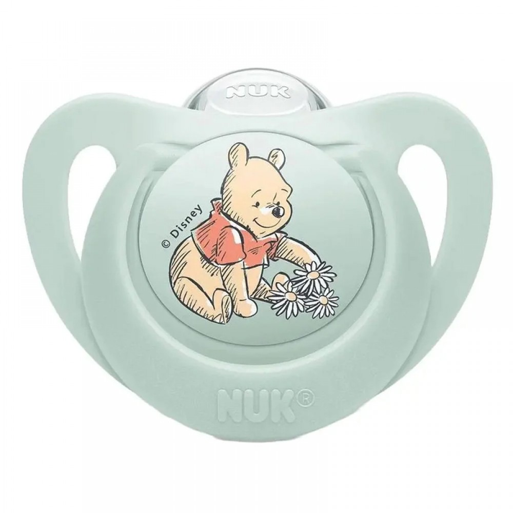 Πιπίλα Σιλικόνης NUK Disney Star 0-6m Winnie