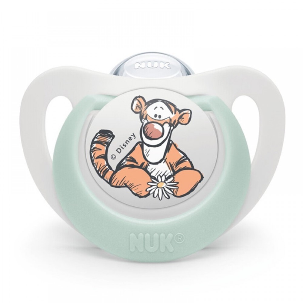 Πιπίλα Σιλικόνης NUK Disney Star 0-6m Tiger