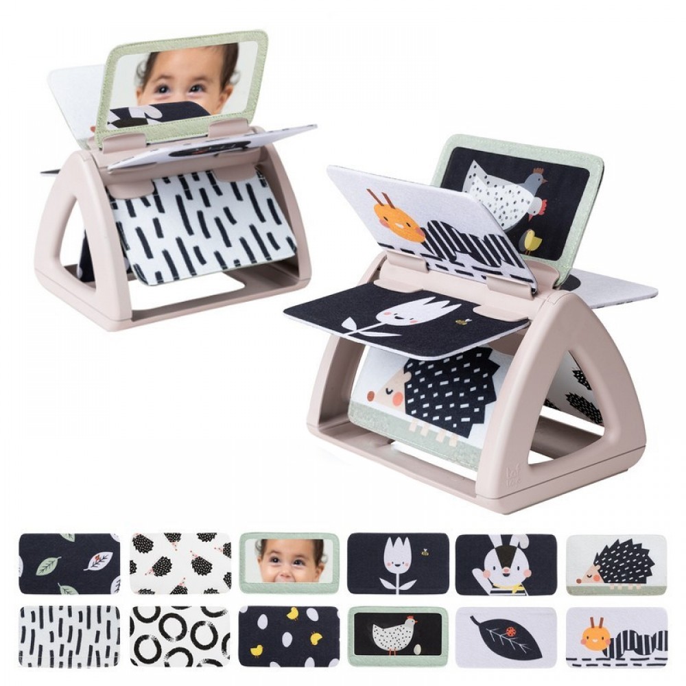 Βιβλίο Δραστηριοτήτων Taf Toys Black and White Spinning Book