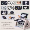 Βιβλίο Δραστηριοτήτων Taf Toys Black and White Spinning Book