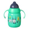 Κύπελλο με Καλαμάκι Tommee Tippee Superstar Training Straw 300ml 6m+ Green