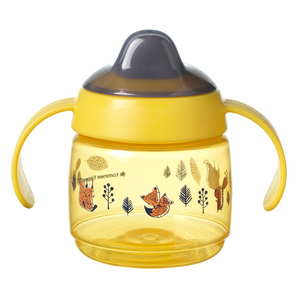 Κύπελλο με Στόμιο Σιλικόνης Tommee Tippee Superstar Weaning Sippee 190ml 4m+ Yellow